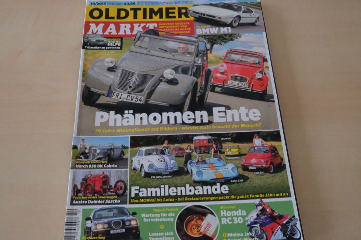 Deckblatt Oldtimer Markt (10/2018)